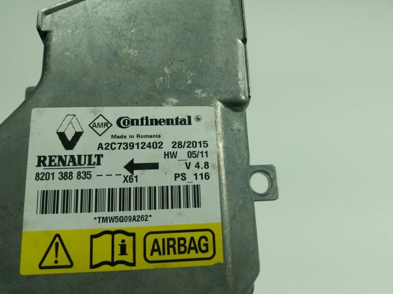 Recambio de centralita airbag para renault kangoo z.e. maxi 5-sitzer referencia OEM IAM  8201388835 