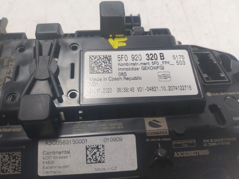 Recambio de cuadro instrumentos para seat ateca (kh7) fr go referencia OEM IAM 5F0920320B 5F0920320B 