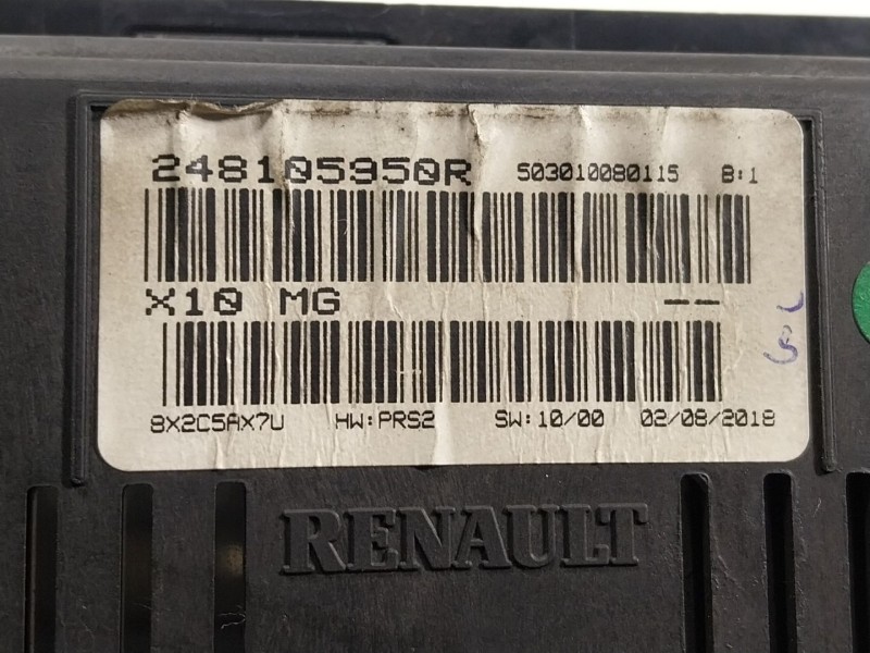 Recambio de cuadro instrumentos para renault zoe 68 kw referencia OEM IAM  248105950R 