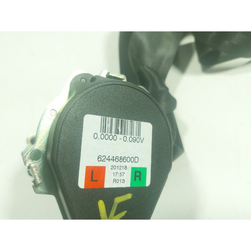 Recambio de cinturon seguridad trasero derecho para skoda spaceback (5h) 1.0 tsi referencia OEM IAM  624468600D 