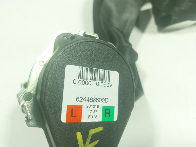Recambio de cinturon seguridad trasero derecho para skoda spaceback (5h) 1.0 tsi referencia OEM IAM  624468600D 