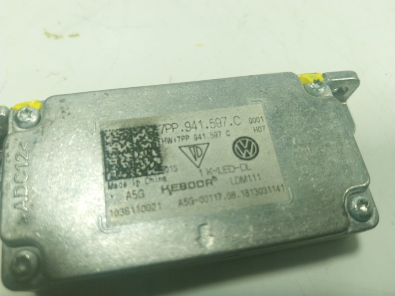 Recambio de modulo electronico para skoda spaceback (5h) 1.0 tsi referencia OEM IAM  7PP941597C 