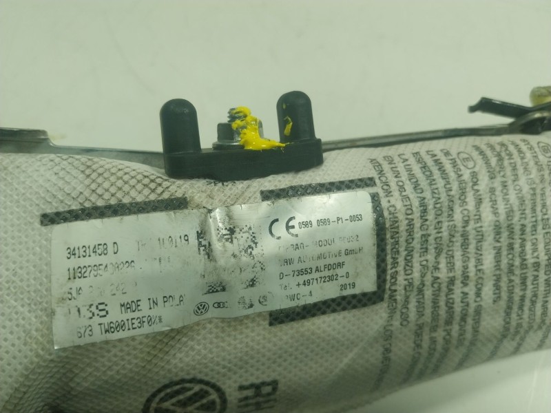 Recambio de airbag lateral delantero derecho para skoda spaceback (5h) 1.0 tsi referencia OEM IAM  34131458D 