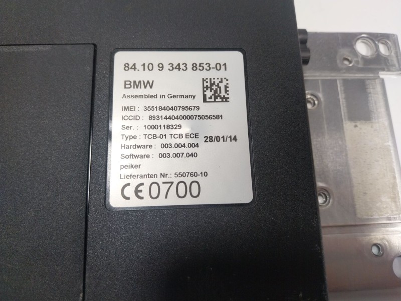 Recambio de modulo electronico para bmw i3 (i01) 125 kw referencia OEM IAM  9343853 