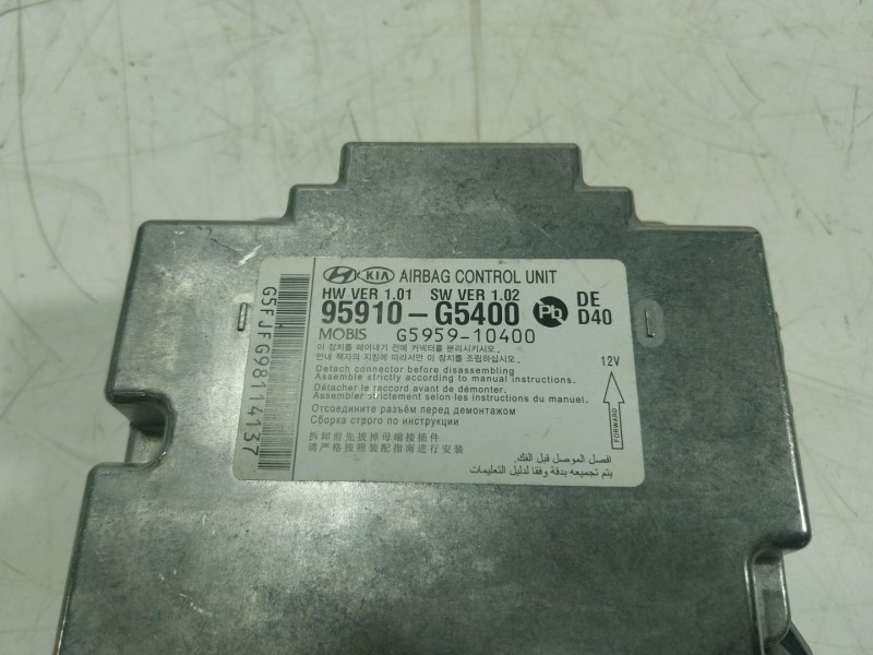 Recambio de centralita airbag para kia niro concept referencia OEM IAM  95910G5400 