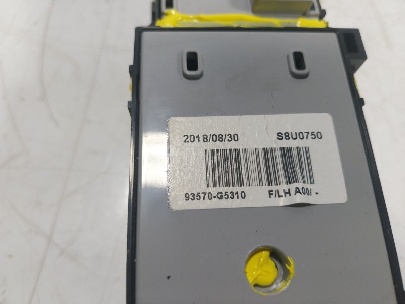 Recambio de mando elevalunas delantero izquierdo para kia niro concept referencia OEM IAM  93570G5310 