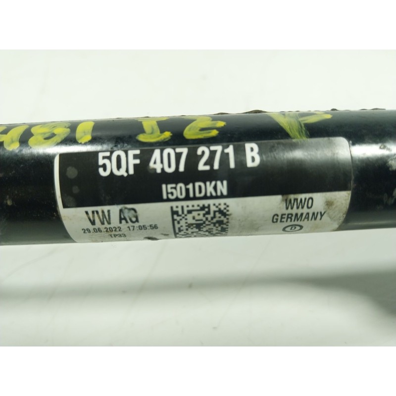 Recambio de transmision izquierda para cupra leon sportstourer (kl8) 1.4 tsi phev referencia OEM IAM 5QF407271B 5QF407271B 