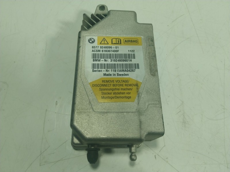 Recambio de centralita airbag para bmw serie 5 lim. (f10) 3.0 turbodiesel referencia OEM IAM  6577924809601 