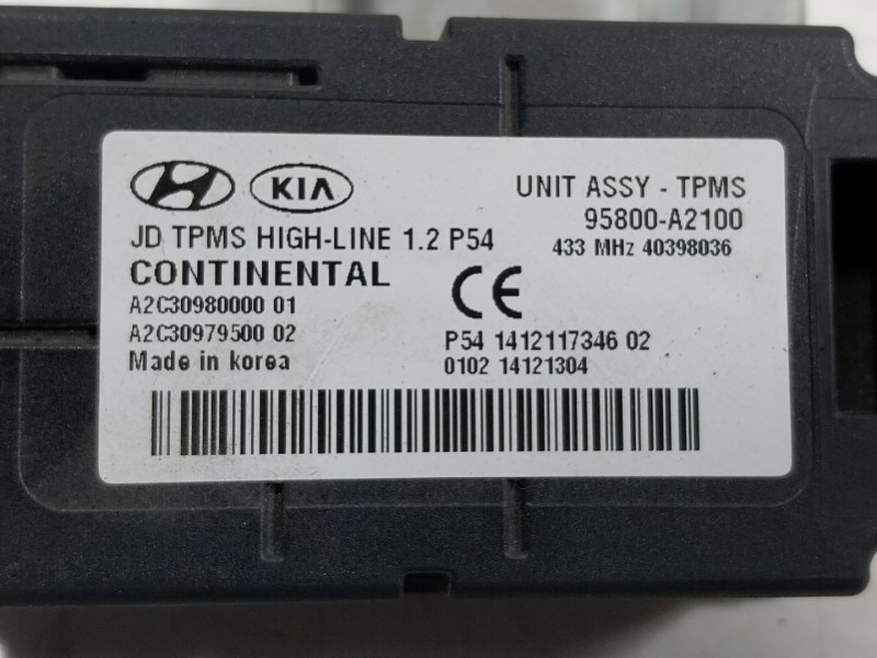 Recambio de modulo electronico para kia ceed 1.4 tgdi cat referencia OEM IAM  95800A2100 