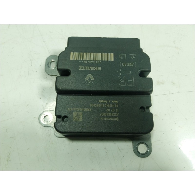 Recambio de centralita airbag para renault zoe life referencia OEM IAM  985104074R 