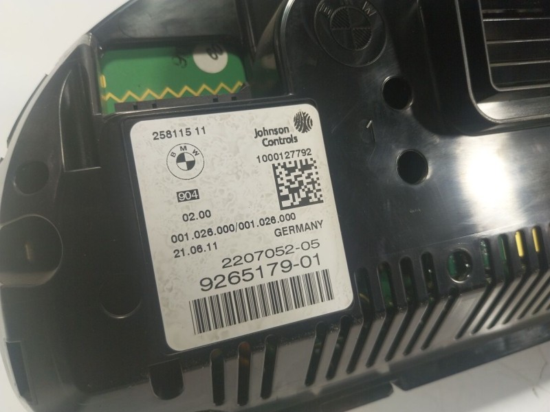 Recambio de cuadro instrumentos para bmw serie 5 lim. (f10) 3.0 turbodiesel referencia OEM IAM  926517901 