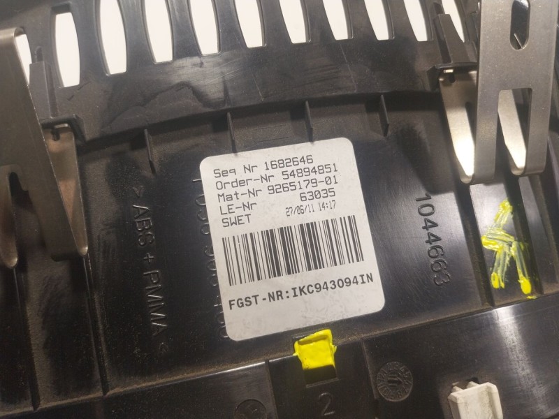 Recambio de cuadro instrumentos para bmw serie 5 lim. (f10) 3.0 turbodiesel referencia OEM IAM  926517901 