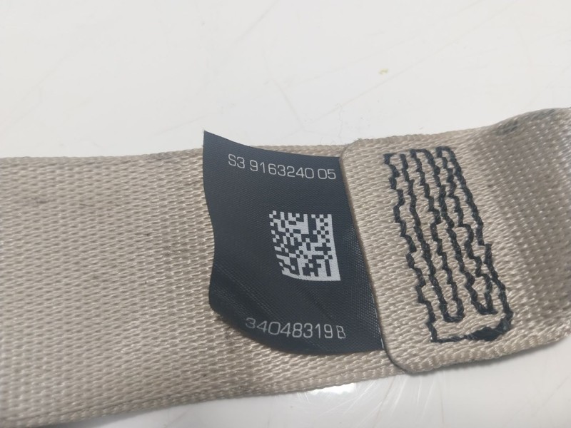 Recambio de cinturon seguridad trasero derecho para bmw serie 5 lim. (f10) 3.0 turbodiesel referencia OEM IAM  34048319B 