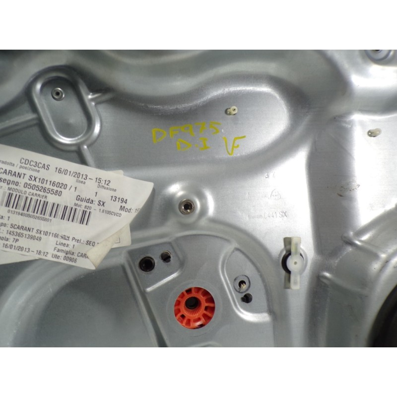 Recambio de elevalunas delantero izquierdo para alfa romeo giulietta (191) 1.6 jtdm cat referencia OEM IAM 71754404 0505265450 
