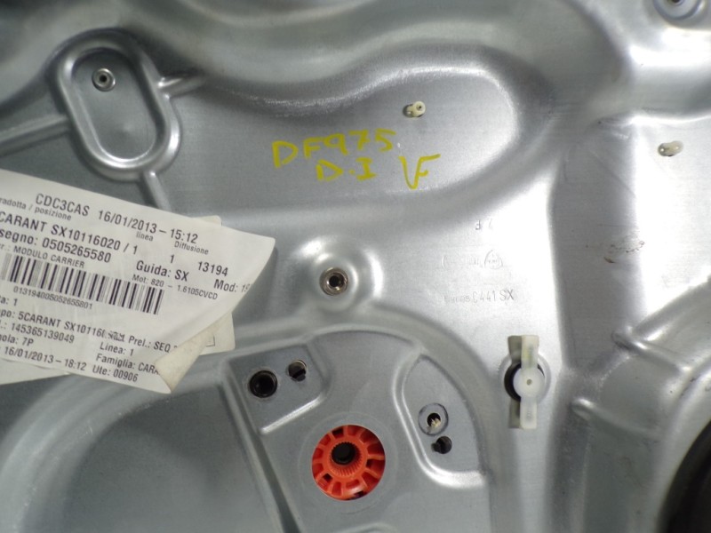 Recambio de elevalunas delantero izquierdo para alfa romeo giulietta (191) 1.6 jtdm cat referencia OEM IAM 71754404 0505265450 