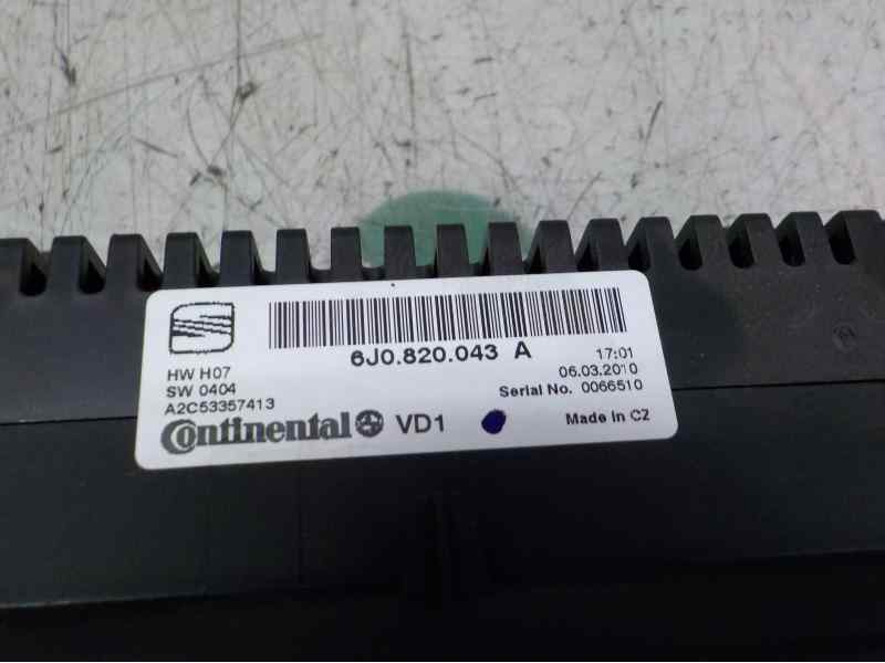 Recambio de mando climatizador para seat ibiza (6j5) 1.6 tdi referencia OEM IAM 6J0820043ANEE 6J0820043A 