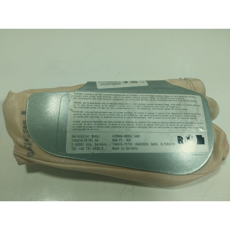 Recambio de airbag lateral delantero izquierdo para bmw serie 5 lim. (f10) 3.0 turbodiesel referencia OEM IAM  87917025707 