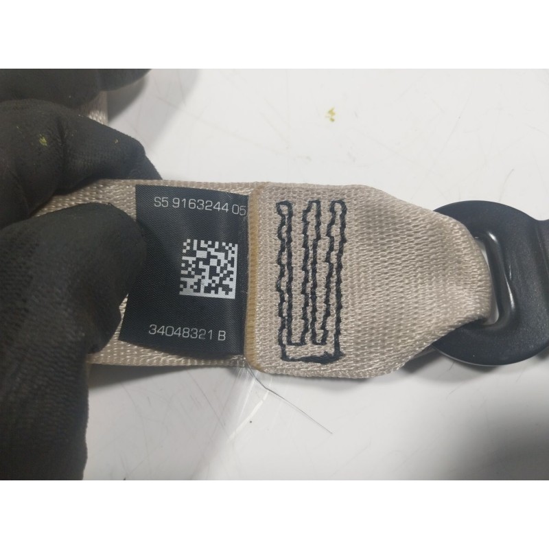 Recambio de cinturon seguridad trasero central para bmw serie 5 lim. (f10) 3.0 turbodiesel referencia OEM IAM  34048321B 