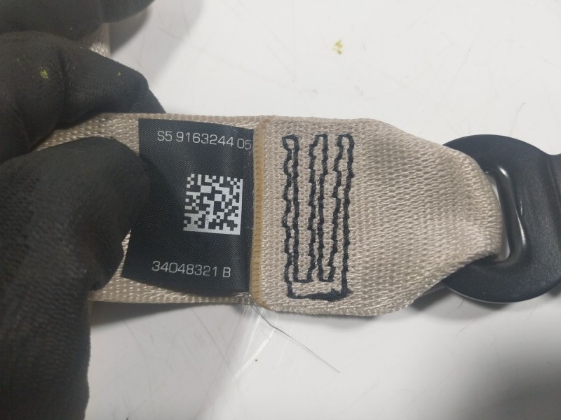 Recambio de cinturon seguridad trasero central para bmw serie 5 lim. (f10) 3.0 turbodiesel referencia OEM IAM  34048321B 