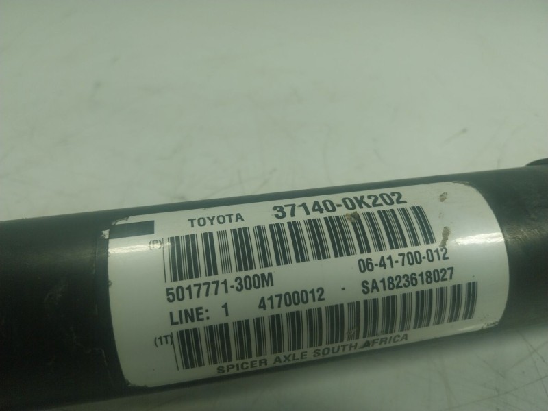 Recambio de transmision central delantera para toyota hilux referencia OEM IAM 371400K202 371400K202 