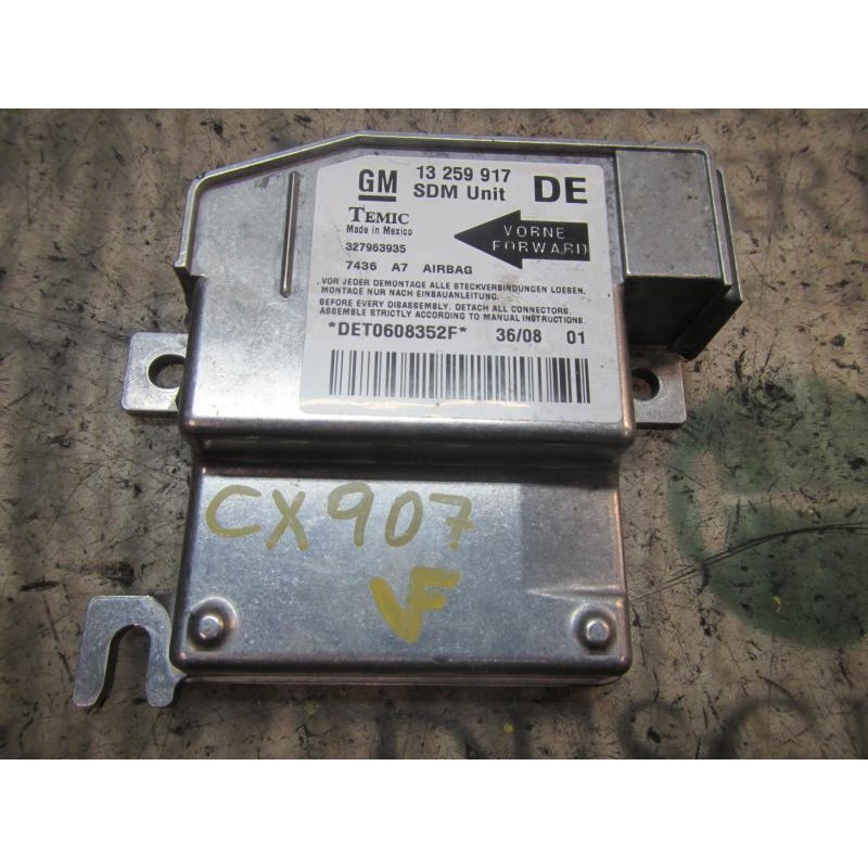 Recambio de centralita airbag para opel meriva 1.7 16v cdti referencia OEM IAM   