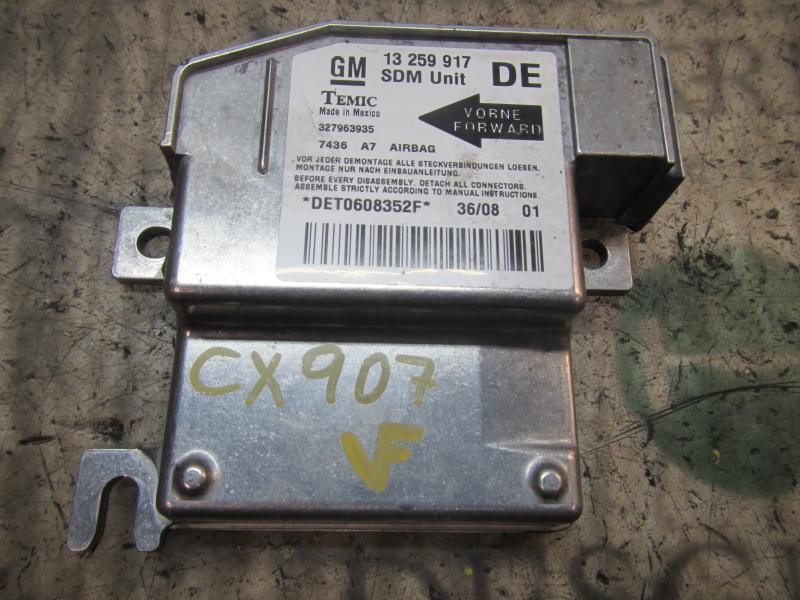 Recambio de centralita airbag para opel meriva 1.7 16v cdti referencia OEM IAM   