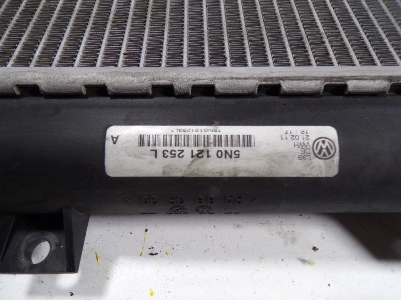 Recambio de radiador agua para volkswagen tiguan (5n1) 2.0 tdi referencia OEM IAM 5N0121253L 5N0121253L 