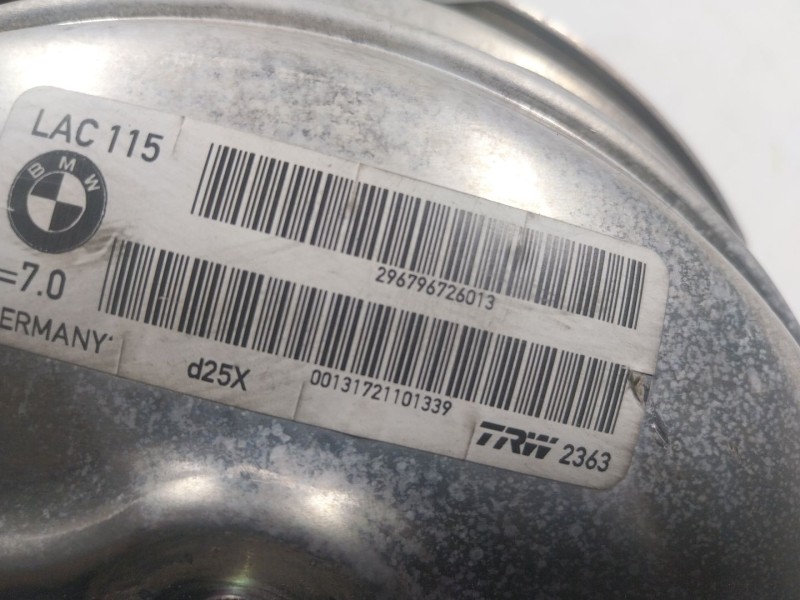 Recambio de servofreno para bmw serie 5 lim. (f10) 3.0 turbodiesel referencia OEM IAM  296796726013 