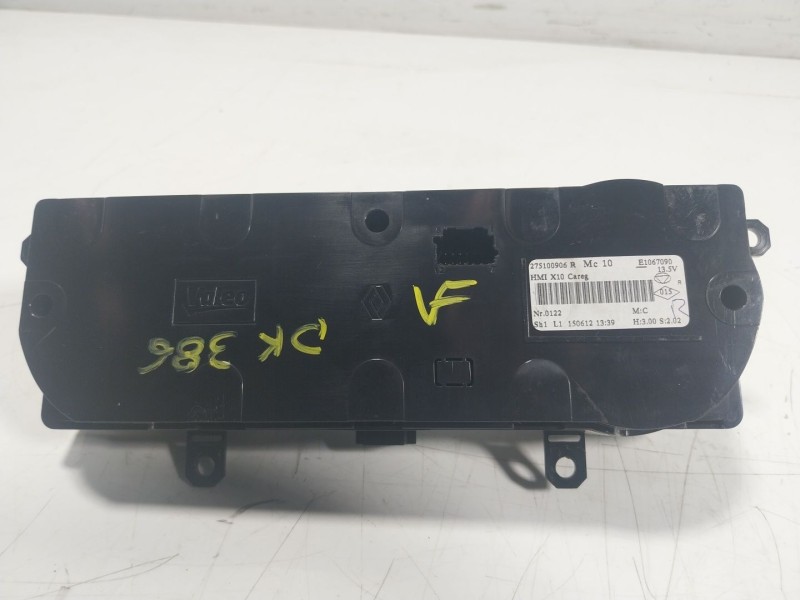 Recambio de mando climatizador para renault zoe 68 kw referencia OEM IAM  275100906R 