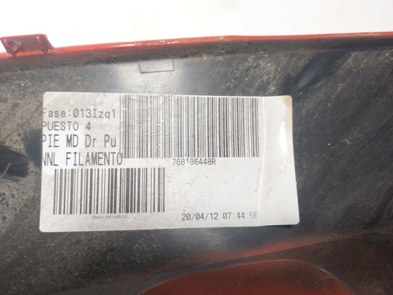 Recambio de moldura para renault twizy urban referencia OEM IAM  768186448R 