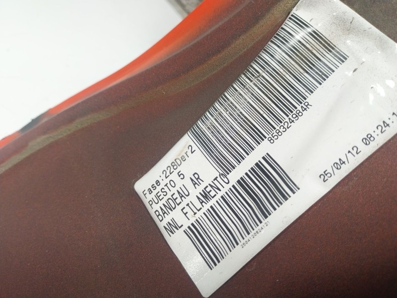 Recambio de porton trasero para renault twizy urban referencia OEM IAM  858324984R 