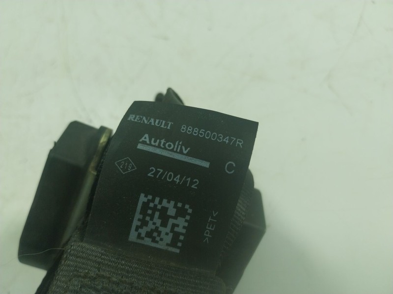 Recambio de cinturon seguridad trasero para renault twizy urban referencia OEM IAM  888500347R 