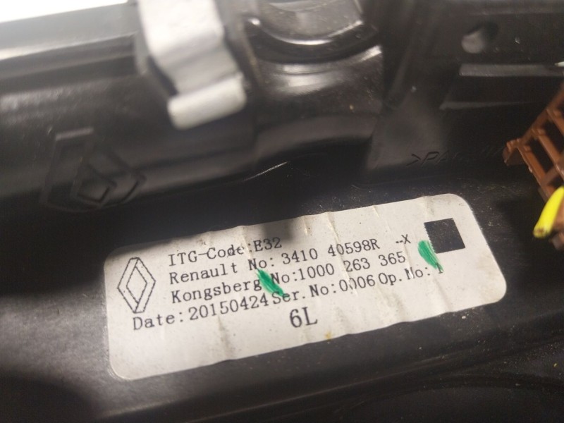 Recambio de palanca cambio para renault zoe 68 kw referencia OEM IAM  341040598R 