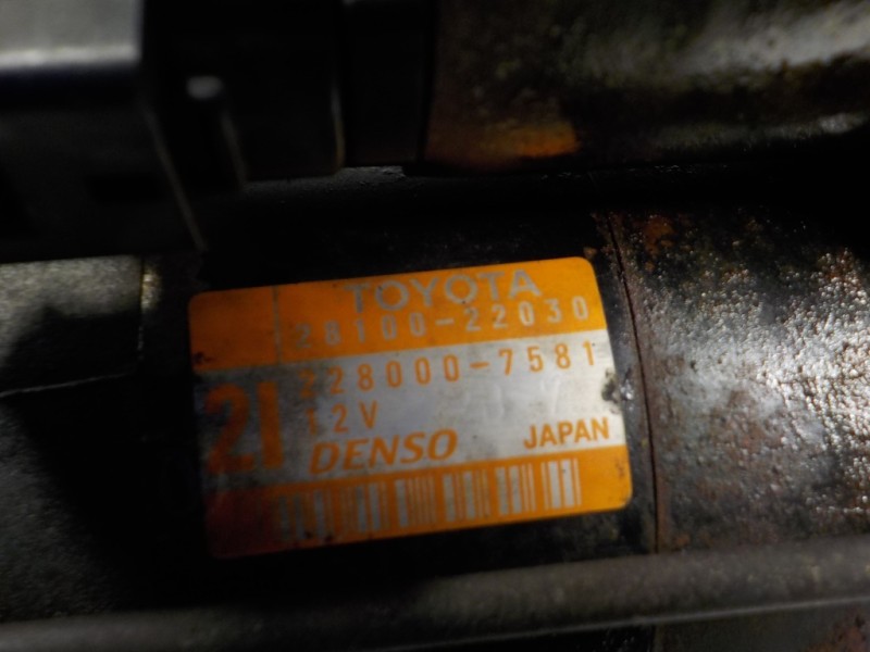 Recambio de motor arranque para toyota celica (t23) 1.8 16v cat referencia OEM IAM   