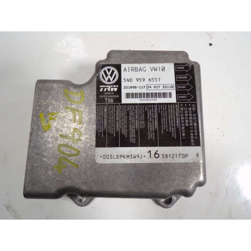 Recambio de centralita airbag para volkswagen passat alltrack 2.0 tdi dpf referencia OEM IAM 5N0959655T11R 5N0959655T 