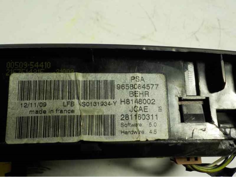 Recambio de mando climatizador para citroën c4 berlina 1.6 16v hdi referencia OEM IAM   