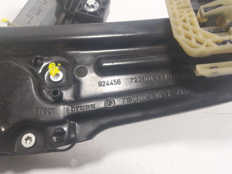 Recambio de elevalunas trasero derecho para bmw serie 5 lim. (f10) 3.0 turbodiesel referencia OEM IAM  7182122F10S 