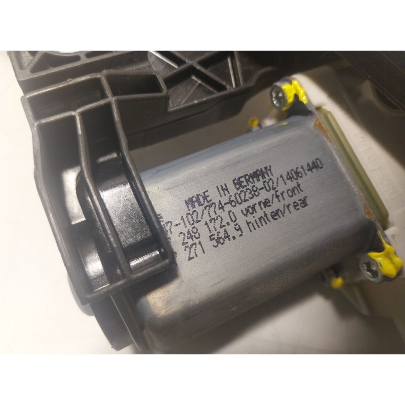 Recambio de elevalunas trasero derecho para bmw serie 5 lim. (f10) 3.0 turbodiesel referencia OEM IAM  7182122F10S 