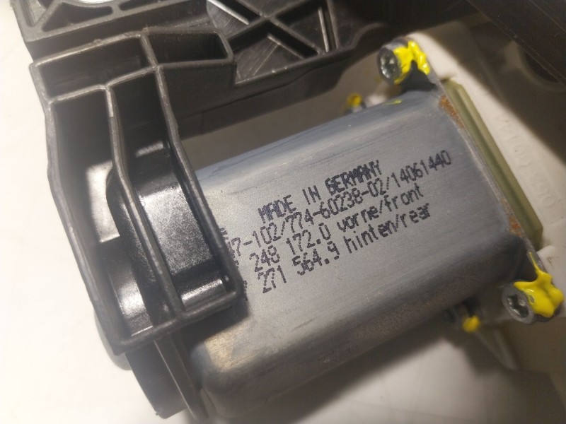 Recambio de elevalunas trasero derecho para bmw serie 5 lim. (f10) 3.0 turbodiesel referencia OEM IAM  7182122F10S 