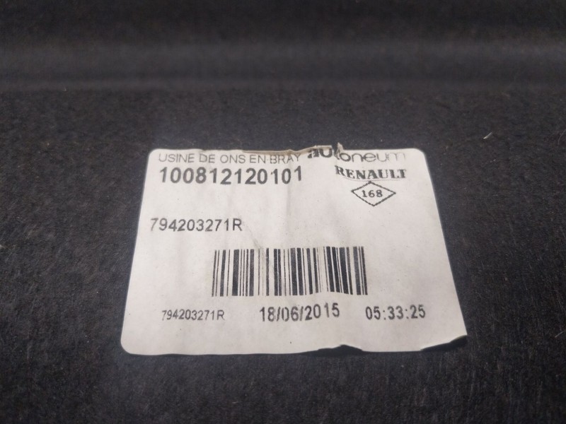 Recambio de bandeja trasera para renault zoe 68 kw referencia OEM IAM  794203271R 