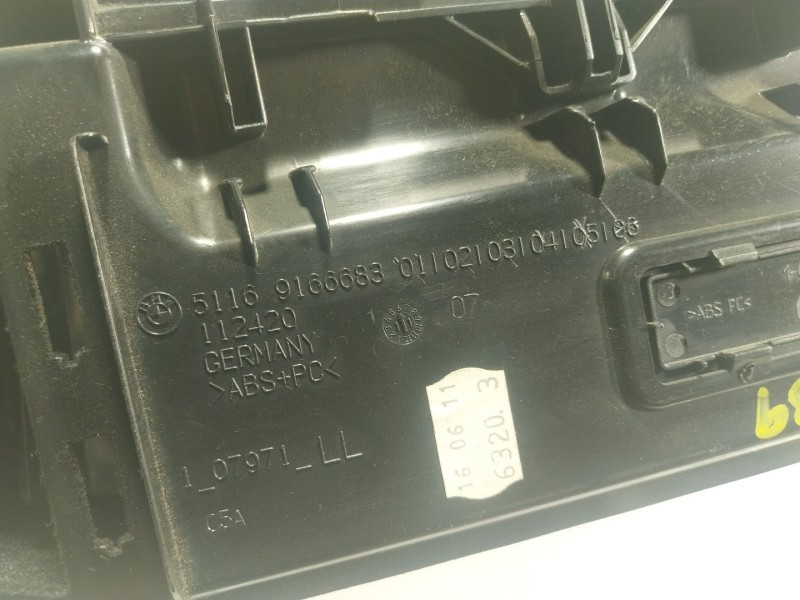 Recambio de guantera para bmw serie 5 lim. (f10) 3.0 turbodiesel referencia OEM IAM  9166683 