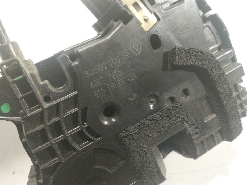 Recambio de cerradura puerta delantera derecha para renault zoe referencia OEM IAM  805020094R 