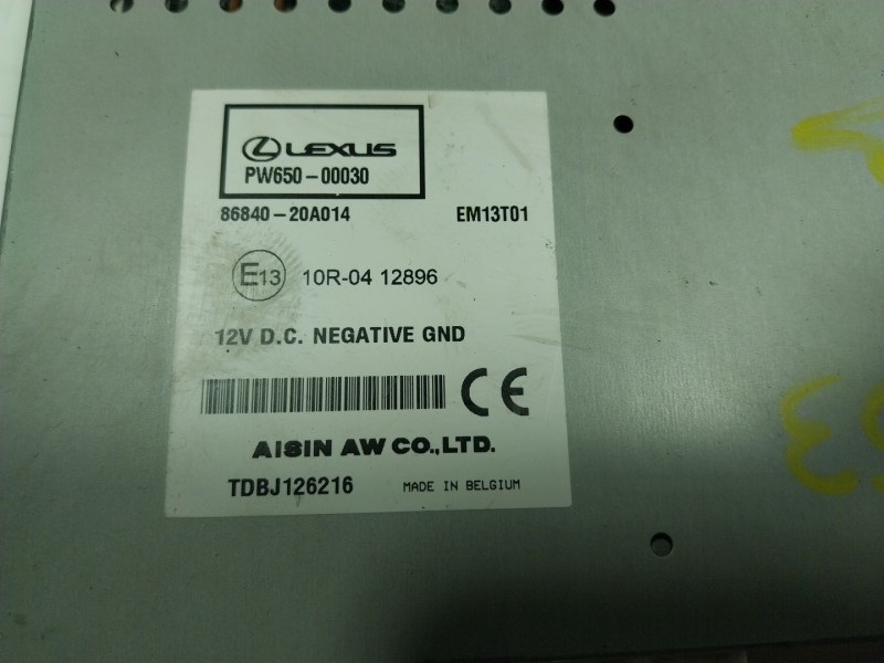 Recambio de modulo electronico para lexus ct 1.8 16v cat (híbrido) referencia OEM IAM  8684020A014 