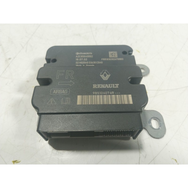 Recambio de centralita airbag para renault zoe referencia OEM IAM  985104074R 