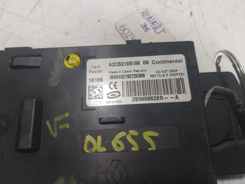 Recambio de conmutador de arranque para renault zoe referencia OEM IAM  285909828R 