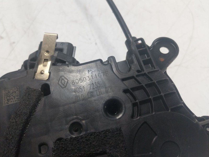Recambio de cerradura puerta delantera izquierda para renault zoe referencia OEM IAM  805031107R 