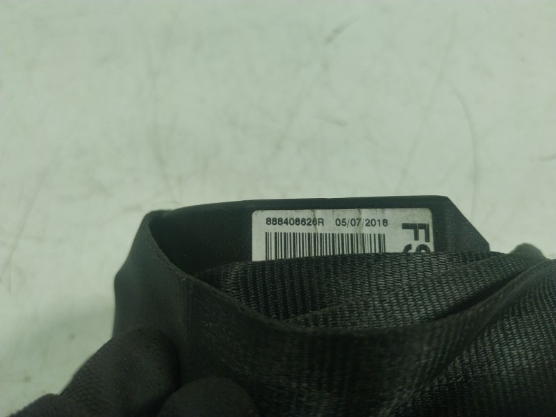 Recambio de cinturon seguridad trasero derecho para renault zoe referencia OEM IAM  888408626R 