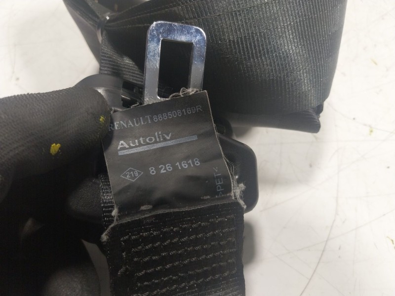 Recambio de cinturon seguridad trasero central para renault zoe referencia OEM IAM  888508169R 