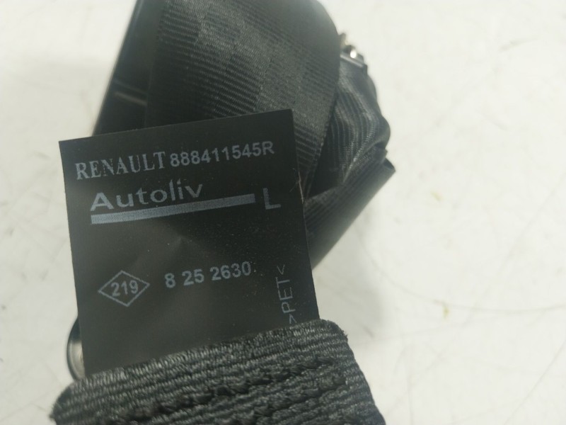 Recambio de cinturon seguridad trasero izquierdo para renault zoe referencia OEM IAM  888411545R 