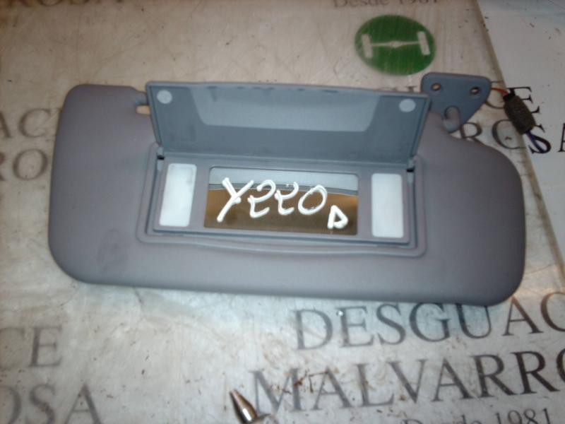Recambio de parasol derecho para nissan primera berlina (p12) visia referencia OEM IAM   